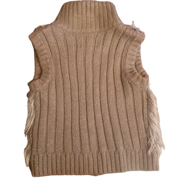 EUC | Justice | Faux Fur | Sparkly | Vest | Size: 5 - Picture 4 of 13